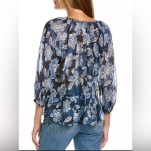 Johnny Was Nerissa Tiered Top Size Small